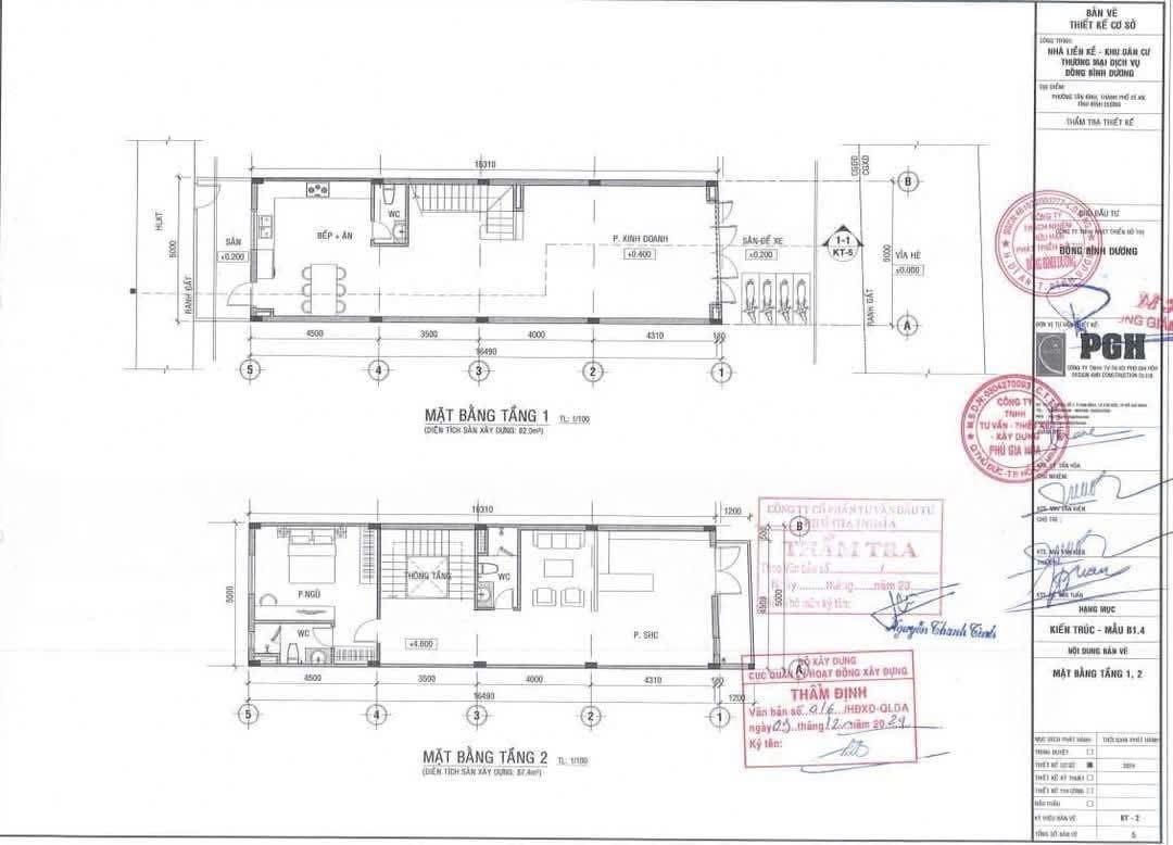 Bản vẽ thiết Kế nhà mẫu 80m2 - Đã được cấp giấy phép
